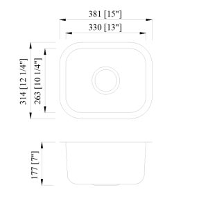 U102 Undermount Sink