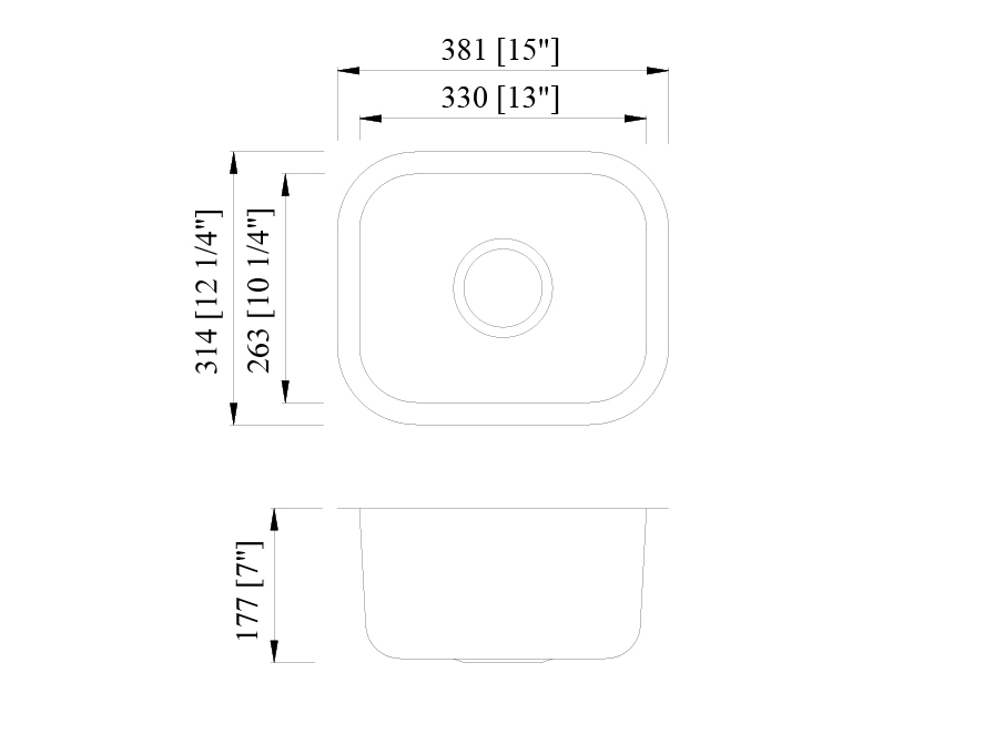 U102 Undermount Sink - Image 2